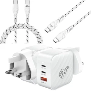 Pour Samsung Tab S6 Lite S9 A9 Plus Ultra Véritable Rapide 65W Chargeur Mural - Photo 1 sur 17