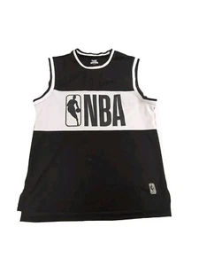 Vintage NBA League Logo Tank Top, Basketball Größe Large weiß und schwarz - Bild 1 von 8