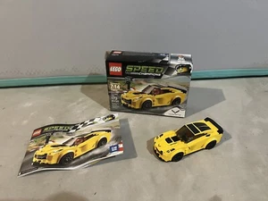 LEGO SPEED CHAMPIONS: Chevrolet Corvette Z06 (75870) With Box And Manual - Picture 1 of 4
