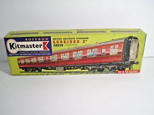 OO/HO GAUGE 1960'S KITMASTER BRITISH RAILWAYS STANDARD 2ND CLASS CORRIDOR COACH - Picture 1 of 7