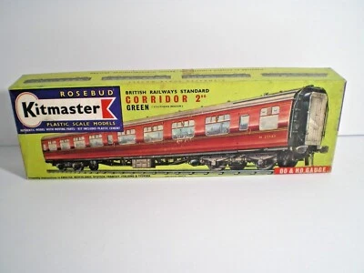 OO/HO GAUGE 1960'S KITMASTER BRITISH RAILWAYS STANDARD 2ND CLASS CORRIDOR COACH - Image 1 of 4