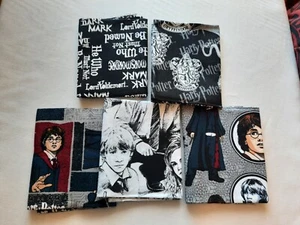 5x Harry Potter Fat Quarters sortiert - Bild 1 von 2