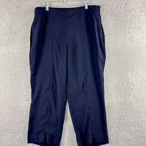 Cotton Traders Pants Womens 12 NEW Blue Business Casual Occasion Trousers NWT - Picture 1 of 19