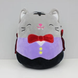 Squishmallows Kellytoy 9” Tally The Vampire Dracula Halloween Cat Plush - Picture 1 of 7