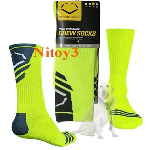 Evoshield Performance Flow Multi-Sports Crew Socks Men Large: 8-12 - Picture 1 of 1