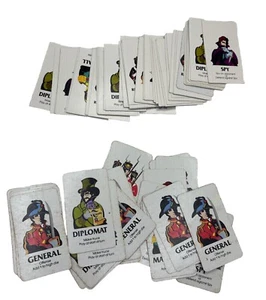 Risk Castle Risk Board Game Player Cards Replacement Pieces 1990 Red 28 Blue 46 - Picture 1 of 6