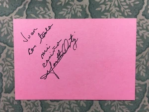 Martha Ortiz - MEXIKANISCHES KINO - Terror und schwarze Spitze - Marisol - handsigniert 1985 - Bild 1 von 2