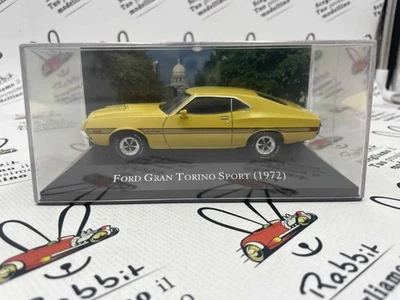 DIE CAST 1/43 " FORD GRAN TORINO SPORT (1972) " AMERICAN CARS - Immagine 1 di 2
