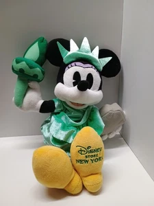 Exclusive Disney Store New York Minnie Mouse Statue of Liberty Plush 13" mint! - Picture 1 of 10