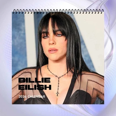Billie Eilish 2026 Calendar, Dark Pop Icon, Exclusive Music Star Edition - Image 1 of 4