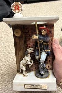 VINTAGE 1975 Original Lionstone Porcelain Whiskey Decanter "ANSWERING THE CALL” - Picture 1 of 17