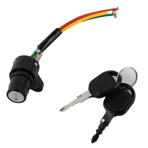 Easy to Use Motorcycle On/Off Car Key Switch with 3 Wires Metal Construction - Picture 1 of 12