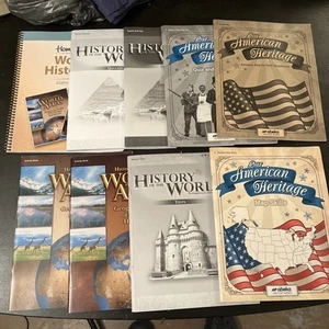 Abeka History Of The World History Series 5th Ed 7th Grade-Tests/Quizzes/Keys - Picture 1 of 12