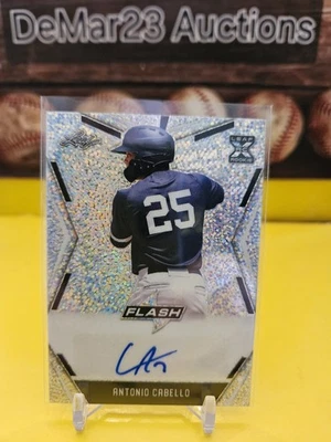 2020 Leaf Flash Sparkle Diamond Autograph #BAAC1 Antonio Cabello - NY Yankees - Image 1 of 2