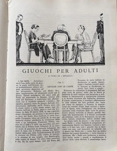 1940 Giochi Per Adulti Con Le Carte TAROCCHI. SOLITARI. DI DESTREZZA CARTOMANZIA - Foto 1 di 12