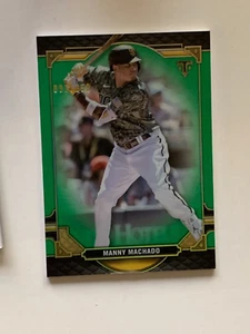 MANNY MACHADO #33 - 2022 TOPPS TRIPLE THREADS - EMERALD Parallel /259 - Picture 1 of 2