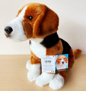 Beagle 12" Spielzeug Hund so wie er ist, personalisiert, geschenkverpackt 3 Optionen - Bild 1 von 39