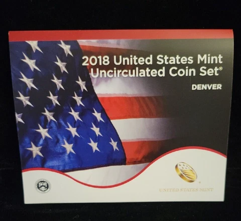2018 **D ONLY** Uncirculated Mint Set | Beautiful Set | US Mint Set | UNC Cover