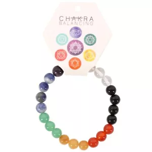 CHAKRA BALANCING BEAD BRACELET - Energy & Harmony - Brand New - Picture 1 of 1
