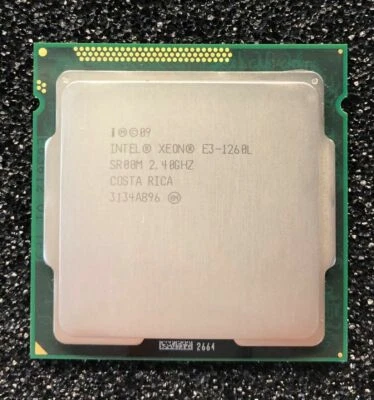 Intel Xeon E3-1260L SR00M 2.40 GHz QUAD(4)CORE CPU processor Socket LGA 1155 45W - Image 1 of 4