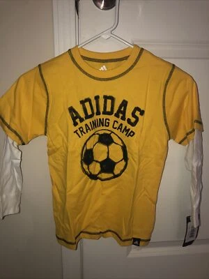 Новый Adidas маленьких мальчиков длинным рукавом рубашка размер 6 - Изображение 1 из 2