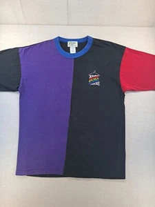 Vtg Joseph And The Amazing Technicolor Dreamcoat T Shirt XL Colorblock Roots 90s - Picture 1 of 6