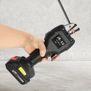 JR-50 Electric Crimping Pliers Terminal Crimping Tool Rechargeable DC 2AH - Picture 1 of 16