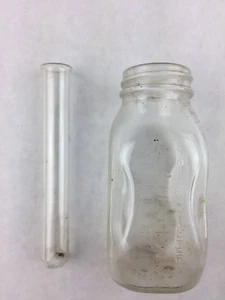 Vintage Pharmacy Curity Sure Grip Bottle and Test Tube - Picture 1 of 7
