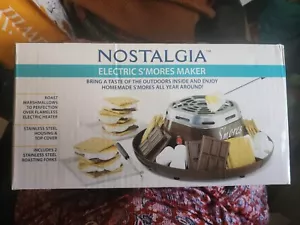 Nostalgia SMM200 Indoor Electric Stainless Steel S'mores Maker new - Picture 1 of 4