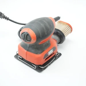 BLACK & DECKER 1/4 SHEET CORDED 2Amp FINISHING SANDER QS900 WORKS - Picture 1 of 2