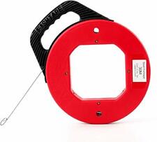 100ft Steel Fish Tape Wire Cable Puller Threader Electrician Electrical Plumber