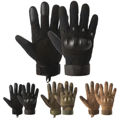 Tactical Full Finger Mens Gloves Anti-slip Hunting Hiking Shooting Outdoor Sport - Image 1 of 4