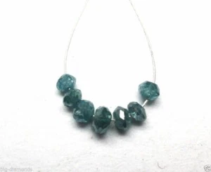 0,43 CTS PERLE SFACCETTATE FORATE DIAMANTE BLU REALE 2,06-2,36 MM I3 CHIAREZZA - Foto 1 di 3