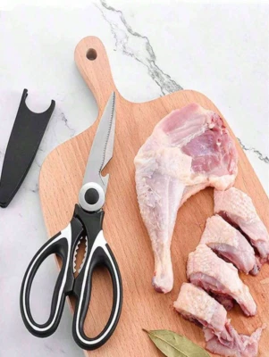 Tijeras de cocina multifuncionales de acero inoxidable con cortador de huesos 1 pieza - NUEVAS Foto 1 de 4