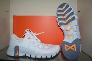 Nike Men's Free Metcon 5 Training Shoes White/Orange DV3949 102 Size 13 NIB - Picture 1 of 3