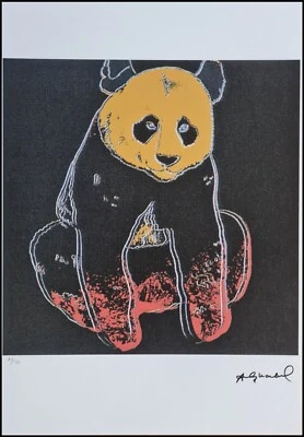 ANDY WARHOL * Giant Panda * 50 x 35 cm * signed lithograph * limited # xx/125 - Bild 1 von 4