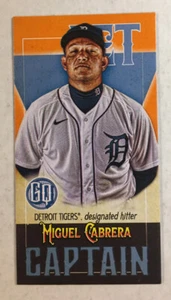 2021 Gypsu Queen Miguel Cabrera #CM-MC Captain Mini Insert - Picture 1 of 2