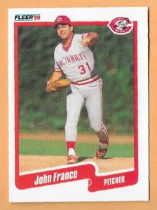 JOHN FRANCO CINCINNATI REDS #419 - FLEER NM-MT 1990 - Bild 1 von 2