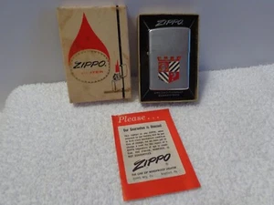 1966 Full Size Zippo with a Crest Box and Guarantee Paper - Picture 1 of 4