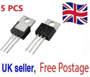 5x L7805cv LM7805 MC7805 5v to-220 Positive Voltage Regulators Genuine UK Seller - Picture 1 of 3