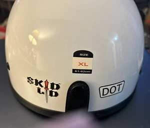 Skid Lid Helmet Original - White - XL U-69  WHT XL DOT May 2006 - Picture 1 of 5