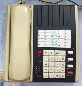 TELEFONO VINTAGE VIVAVOCE 60 MEMORIE AMIGO PHONE MA-123 NOS PANNA REGISTRATORE - Zdjęcie 1 z 4