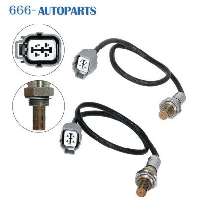 Sensor de oxígeno O2 aguas arriba y aguas abajo para Honda Civic Accord 2001-2003 2 piezas Foto 1 de 4