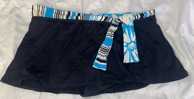 Nuevo con etiquetas Traje de baño Jag Sash con falda dividida parte inferior L azul marino (C11) Foto 1 de 2