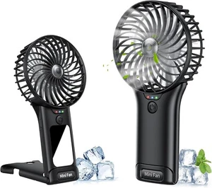 Ventilador de mano Ventilador de mano portátil con 7 aspas Batería recargable 4 velocidades - Imagen 1 de 6