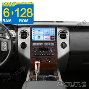 8 Core 6+128GB For 2007-2014 Ford Expedition 9" Apple Carplay Radio Android 14 - Picture 1 of 12