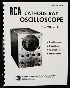 RCA WO-91A Cathode-Ray Oscilloscope Manual - Picture 1 of 1