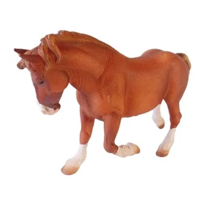 Collecta Horse Model 80008 - Breton Draft Horse Stallion Chestnut 2023 - Picture 1 of 11
