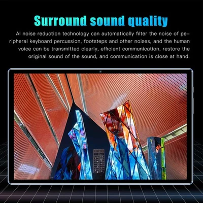10 Inch Tablet Blue IPS Display 4GB RAM 128GB ROM Octa Core CPU 6000mAh 5G WiF ↑ - Image 1 of 4