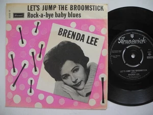 BRENDA LEE Let's Jump The Broomstick / Rock-a-Bye 45 7" single 1959 Denmark VG+ - Picture 1 of 2